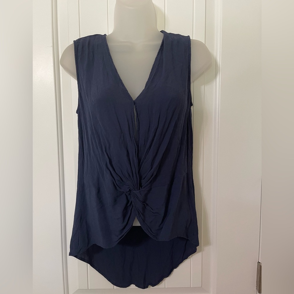 Zara blue top in a size medium.